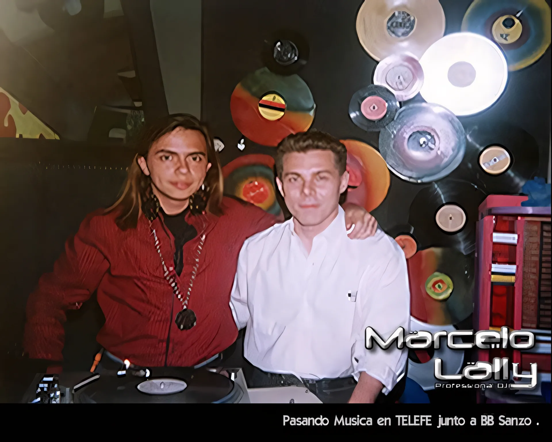 Marcelo Lally junto a BB Sanzo en jugate Conmigo