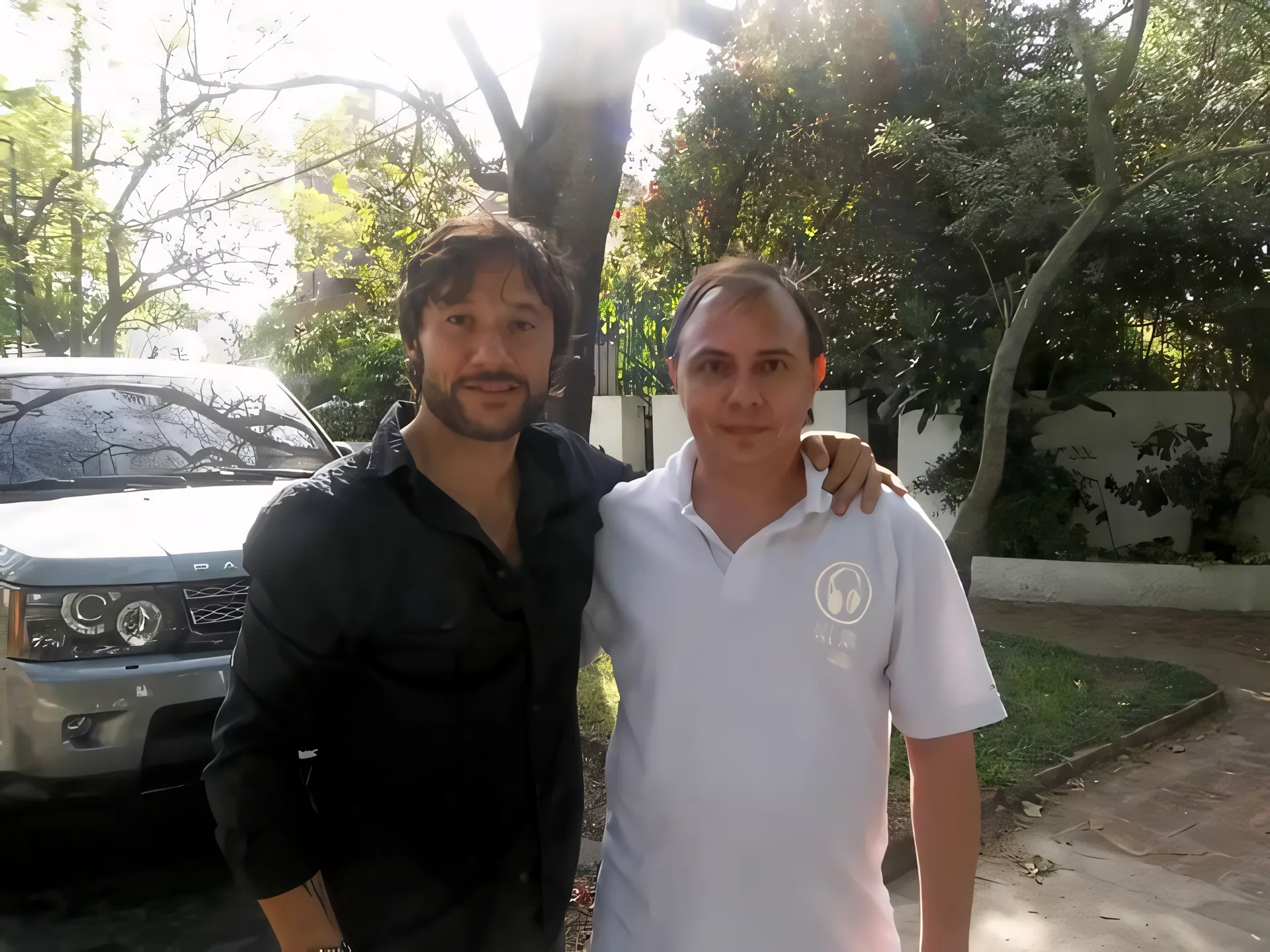 Marcelo Lally actuando en la novela vecinos en guerra junto a Diego Torres